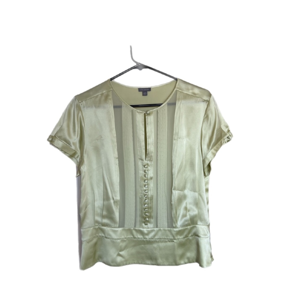 Ann Taylor Light Yellow Blouse